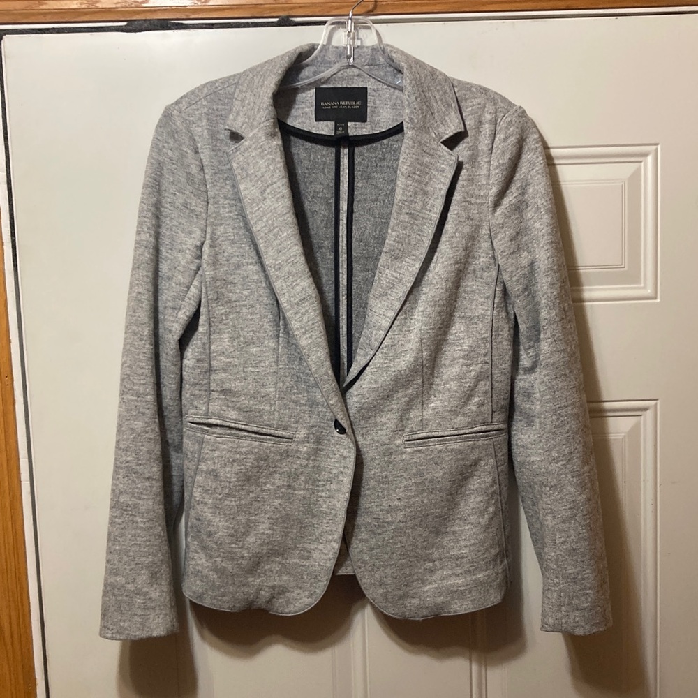 Banana Republic‎ Gray Women's Blazer 6